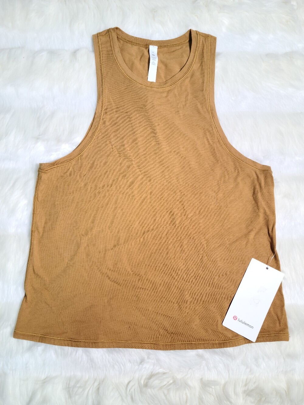 Lululemon Squad Goals Tank Spiced Brown Women Size Small 6 NEW